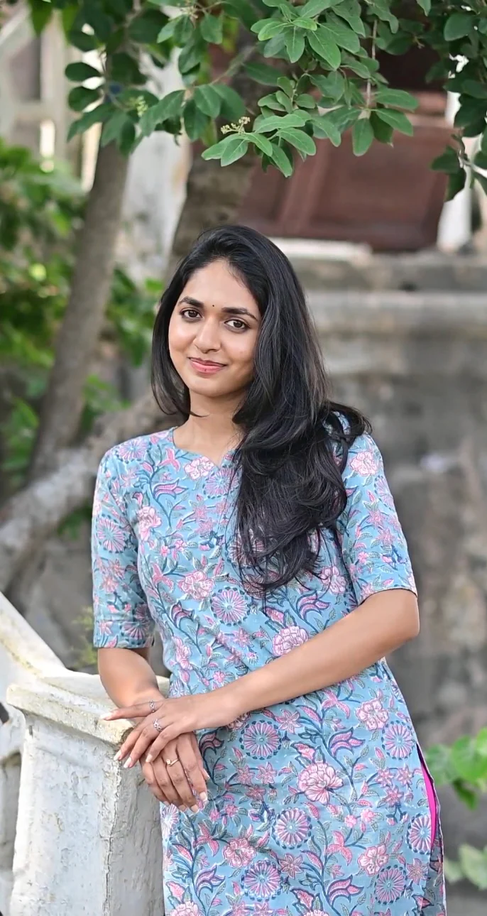 Madhu (Floral-Blue) - Image 6