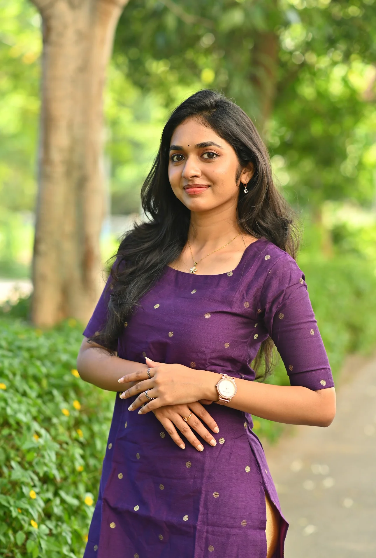 Preethi-Violet kurti - Image 10