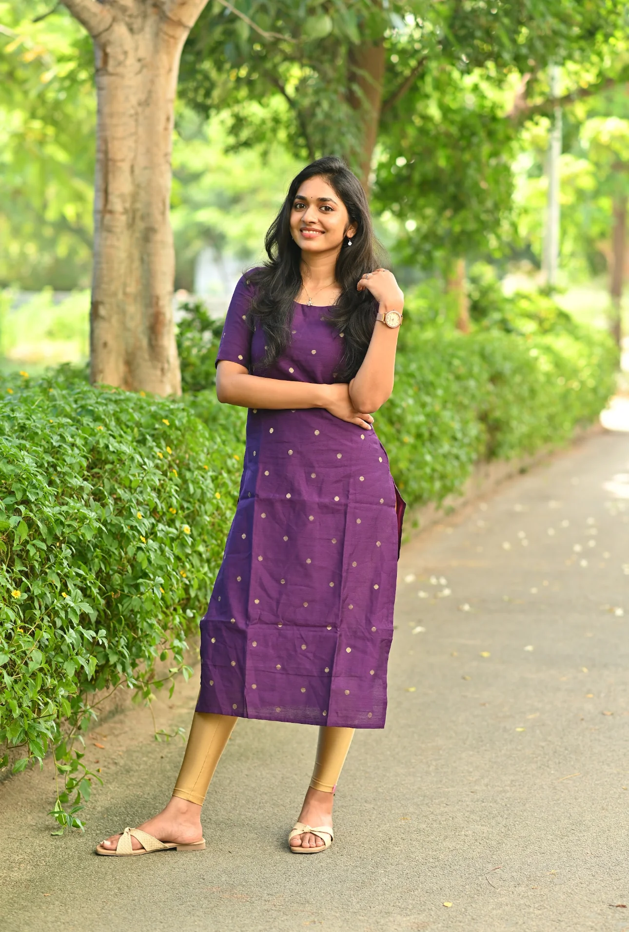 Preethi-Violet kurti - Image 12