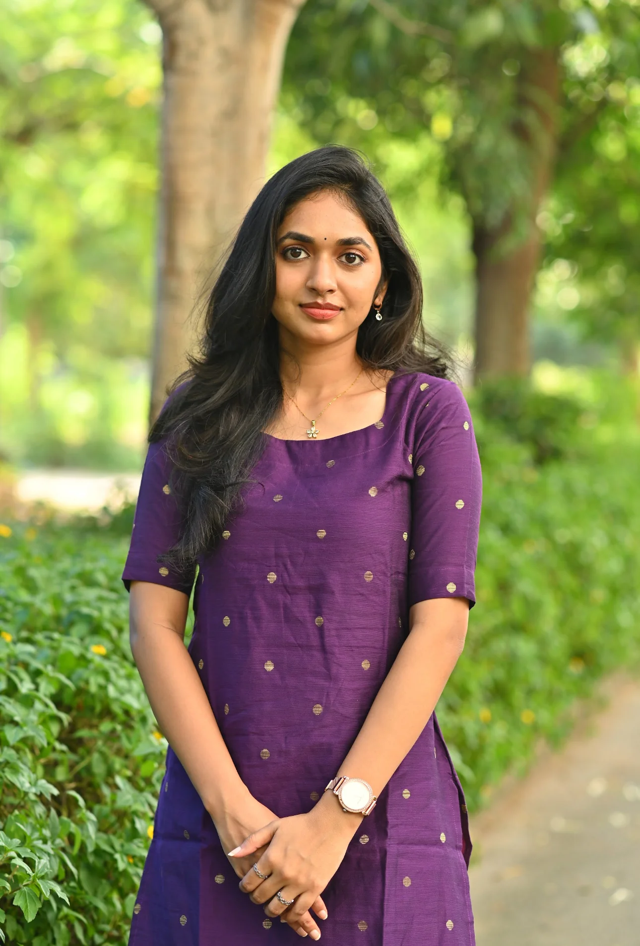 Preethi-Violet kurti - Image 7