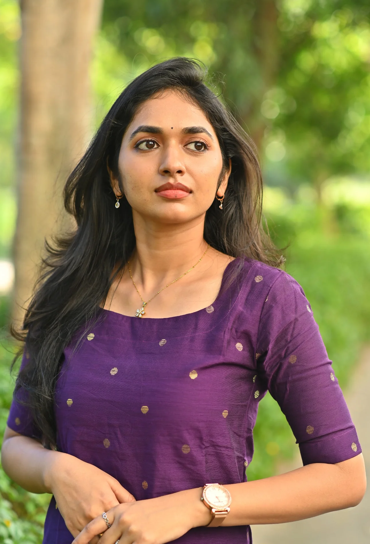 Preethi-Violet kurti - Image 9