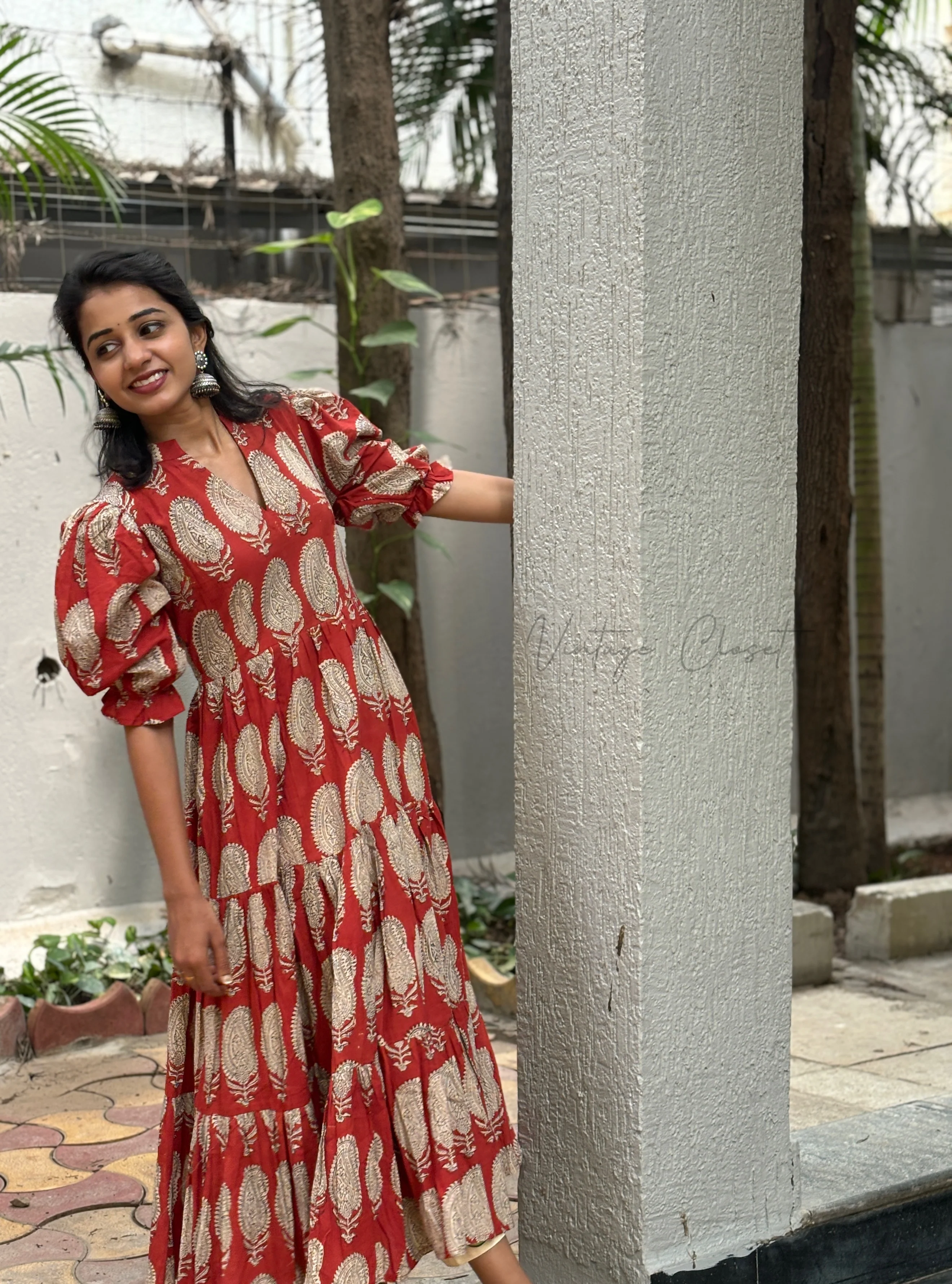 SMITHA-3 tier dress - Image 3